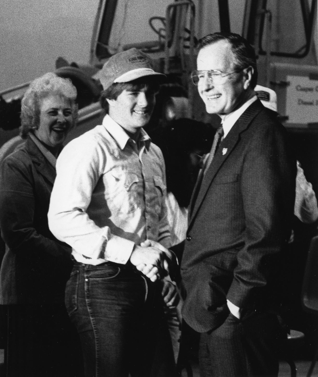 George Bush in Casper